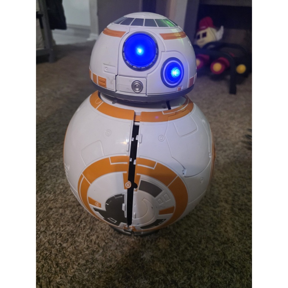 Star Wars BB-8 Force Link 2-in-1 Mega Playset Lights Sounds WORKS Hasbro
